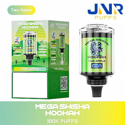JNR Mega Shisha Hookah 100K - Two Apple